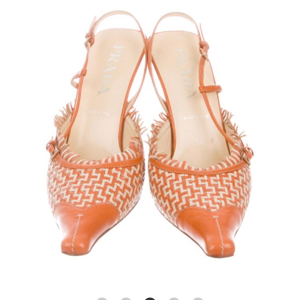 Prada slingback pumps